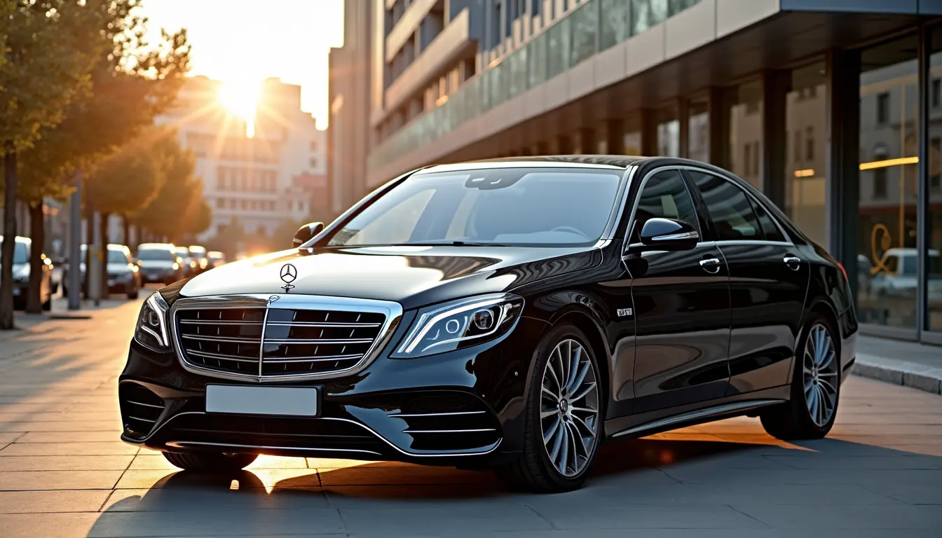 Lüks Mercedes S-Class VIP transfer aracı