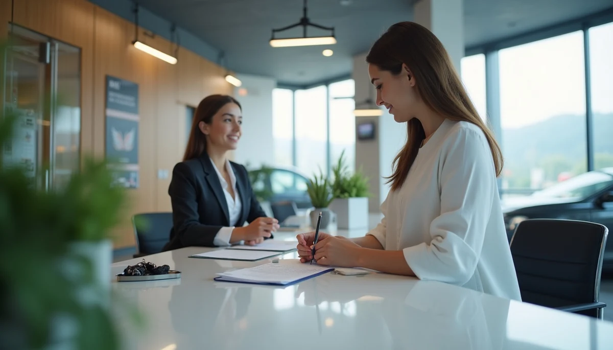 Ankara araç kiralama depozito ve teminat süreci, kiralama ofisinde sözleşme imzalama