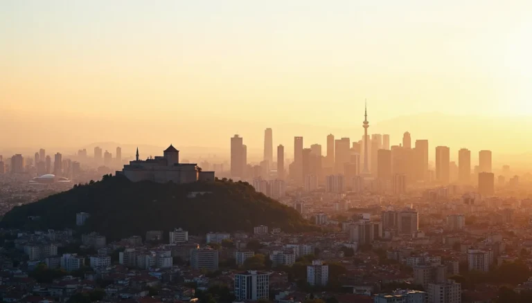 Ankara Kalesi ve şehir panoraması, araç kiralayarak keşfedilecek tarihî manzara